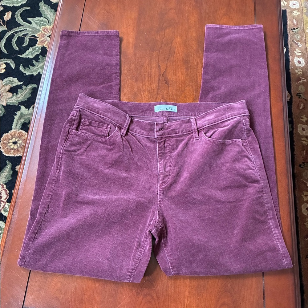 LOFT Women's Skinny Jeans in Deep Purple